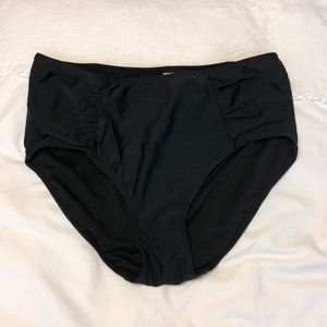 High waisted swim bottoms